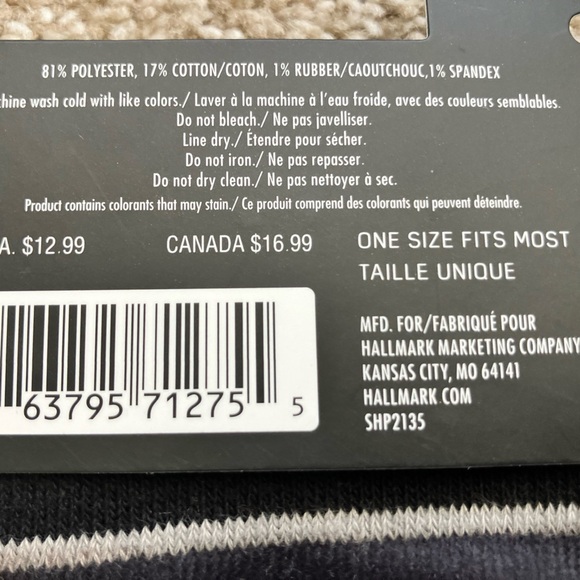 Hallmark Disney’s Star Wars Long Socks One Size Fits Most New In Package - Picture 3 of 3